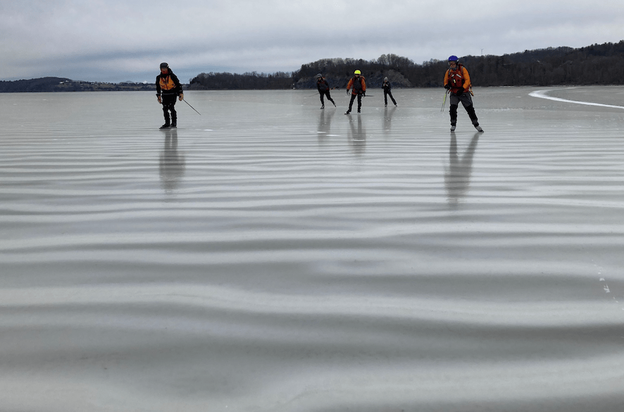 Lake Ice Rings December 2020